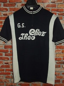 EROICA MAGLIA SHIRT MAILLOT BICI CICLISMO VINTAGE 70'S THEO ACRILICO RICAMATA - Imagen 1 de 3