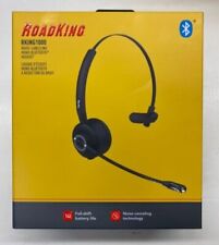 ROADKING RKING1000 Noise-Canceling Mono Bluetooth 5.0 33ft Range Headset New 