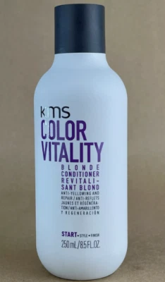 New!! KMS Color Vitality Blonde Conditioner Revitalisant 8.5oz/250ml - Fast Ship - Image 1 of 2