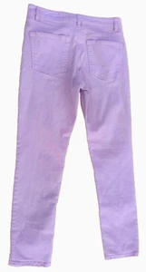 ASOS Jeans Damen Gr. 32x30 Rosa Bestickt Tasche Skinny Baumwolle - Bild 1 von 9