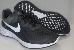 Size 7.5 Mens Nike Revolution 6 Iron Gray White Smoke Grey DD8475 004 - Picture 1 of 12