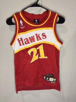 Camiseta Dominique Wilkins Atlanta Hawks Madera Dura Clásica Roja Talla Mediana +2 Foto 1 de 3