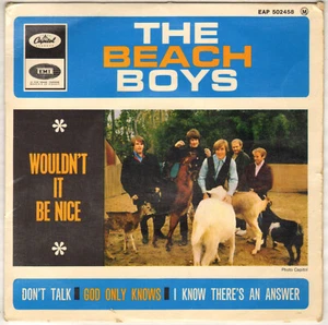 THE BEACH BOYS "WOULDN'T IT BE NICE" EP 1966 CAPITOL EAP 502458 - Picture 1 of 4