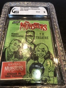 1964 Foglia I MUNSTERS confezione cera mai aperta GAI 9 - Foto 1 di 3