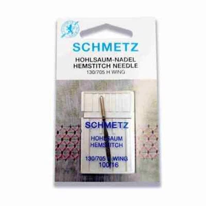 Schmetz Needles - Single Wing / Hemstitch 100/16 - Hangsell 1 x Wing needle - Picture 1 of 2