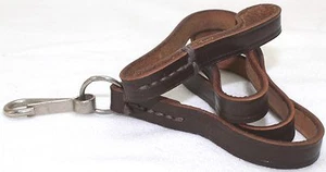 East German Makarov Tokarev Brown Leather Lanyard saddle stitched each E645 - Picture 1 of 7