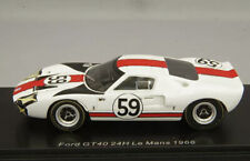 Spark #s4537 1/43 Resin Ford Gt40 1966 Lemans Essex Wire #59 Revson & Scott
