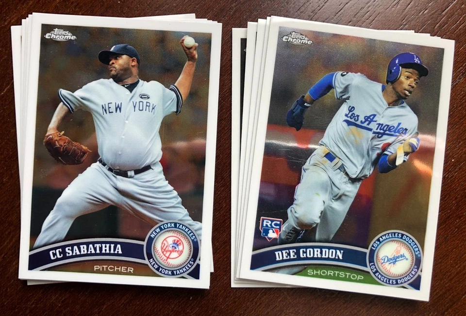 2011 Topps Chrome Baseball - You Pick the Card - Stars Rookies Purple Vintage RC - Image 1 of 1