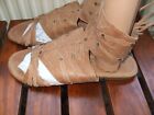 LADIES BROWN TAN LEATHER GLADIATOR SANDALS SIZE 6 1/2 FROM TRUE FASHION
