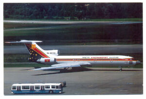 META Aviotransport Macedonia Airlines Tupolev TU-154M  Postcard