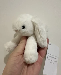 🐰Jellycat Little White Co Tiny White Smudge Bunny Rabbit NWT Rare Retired🐰 - Picture 1 of 5