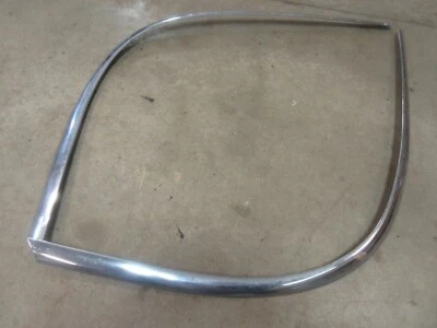 1950 Buick Super 4 door sedan exterior rear window lower belt line trim molding  - Image 1 of 4