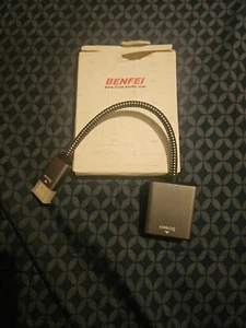 BENFEI DisplayPort to VGA DisplayPort to VGA Adapter Male to Female Gold Plated - Picture 1 of 3