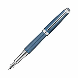 Caran d'Ache Leman - Fountain Pen - Grand Bleu - Broad Point - NEW 4799.178 - Picture 1 of 4