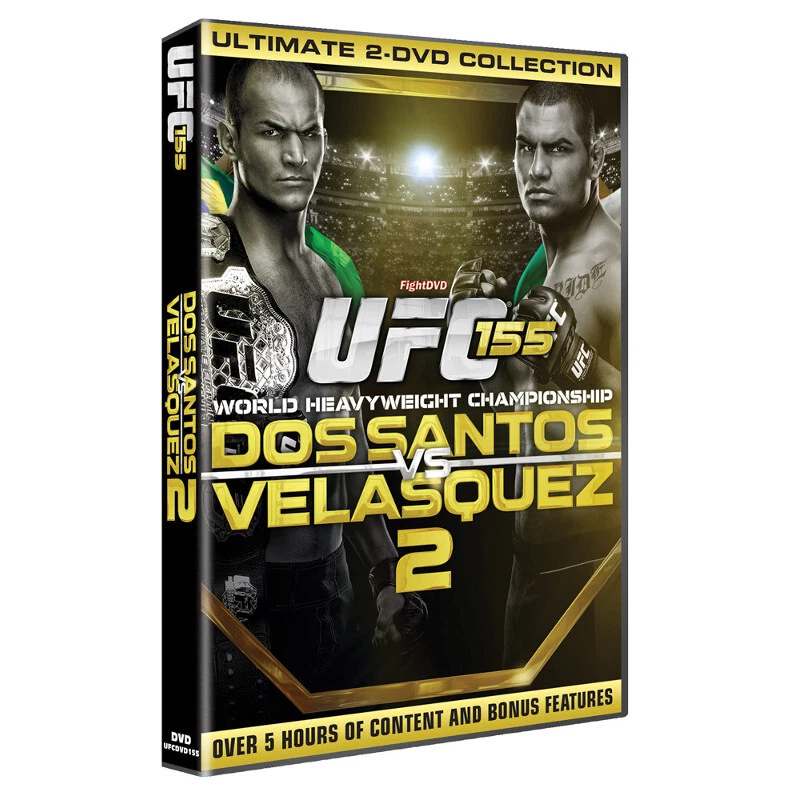 UFC 155: Dos Santos vs. Velasquez II DVD (2 Discs) - Ultimate Fighting Champions - Image 1 of 1