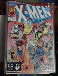 X MEN # 1 1991 B MARVEL DISNEY GAMBIT PSYLOCKE ROGUE COLOSSUS VARIANT JIM LEE - Picture 1 of 2