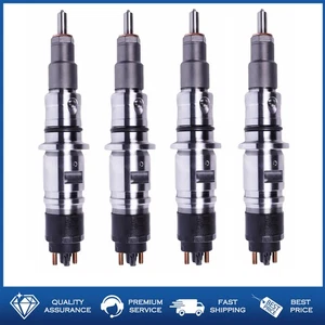 0445120161 4988835 4 piezas inyector de combustible para motor Cummins Ford 6,7 L 6 cilindros - Imagen 1 de 9