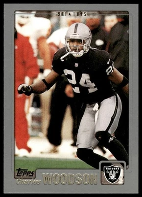 2001 Topps #12 Charles Woodson Oakland Raiders NM+ - Image 1 of 2