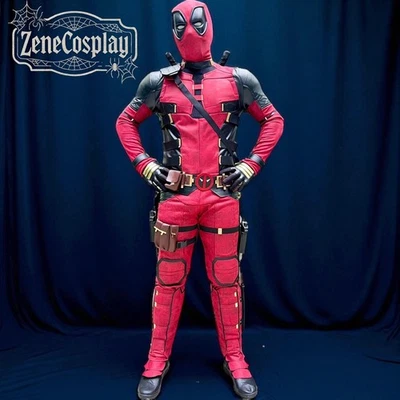 Deadpool Cosplay Disfraz de Halloween para Hombre Conjunto Completo Deadpool Juegos con disfraces para Hombres Foto 1 de 4