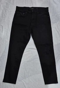 Lucky Brand Jeans Los Angeles Mens 32X30 Black Denim 412 Athletic Slim  - Picture 1 of 18