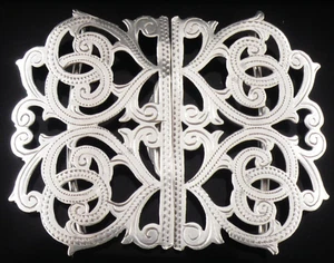 Sterling Silver Nurses Belt Buckle, Adie & Lovekin Ltd, Birmingham 1912 - Picture 1 of 12