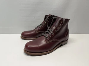 Wolverine 1000 Mile Stiefel einfache Spitze burgunderrot Horween CXL W00137 Größe 8,5 D - Bild 1 von 20