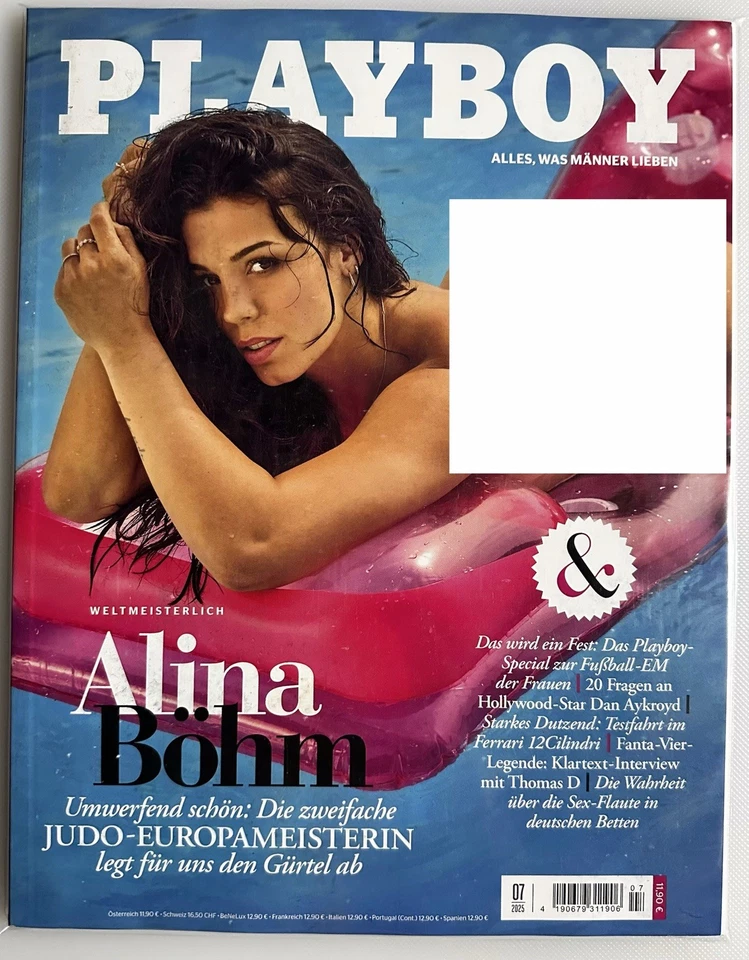 PLAYBOY GERMANY JULY 2025 GERMAN MAGAZINE DEUTSCHLAND - NEWSSTAND COVER Foto 1 de 1