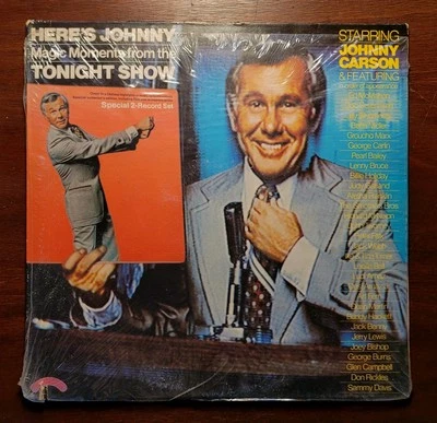 HERE'S JOHNNY Magic Moments From The Tonight Show 2 Lp Set 1974 US Press Sealed! - Image 1 of 3