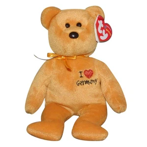 Ty Beanie Baby Germany I love - MWMT (Bear German Country Exclusive 2004) - Picture 1 of 1