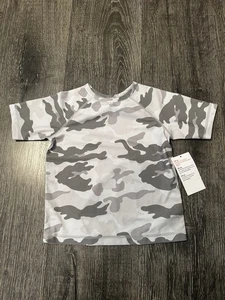 Top de natación de camuflaje antiguo azul marino para niños pequeños talla 3T - Imagen 1 de 5