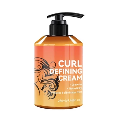 Curl Defining Cream With Argan Oil Deep Moisturizer For Wavy Curly Hair 9.46 Oz - Image 1 of 4