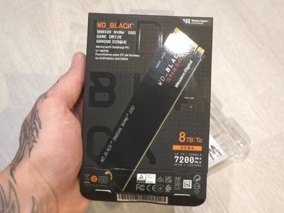 PACKAGING BOX MANUAL ONLY Western Digital WD BLACK SN850X 8TB PCIe NVME SSD - Image 1 of 4