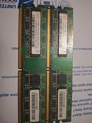 (UNTESTED) Hynix 1gb Of Ddr2 Ram (2x512mb) 1rx8 For Desktop And Pc - Image 1 of 2