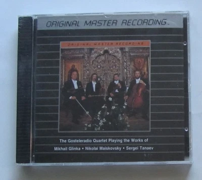 The Gosteleradio Quartet Playing Works Of Mikhail Glinka CD Sealed MFSL Silver Foto 1 de 2