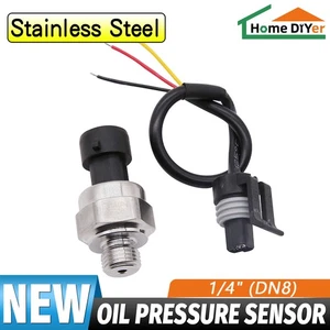 G1/4" Water/Oil/Gas Pressure Sensor Switch Stainless Steel 0.2 to 10Mpa - Picture 1 of 5