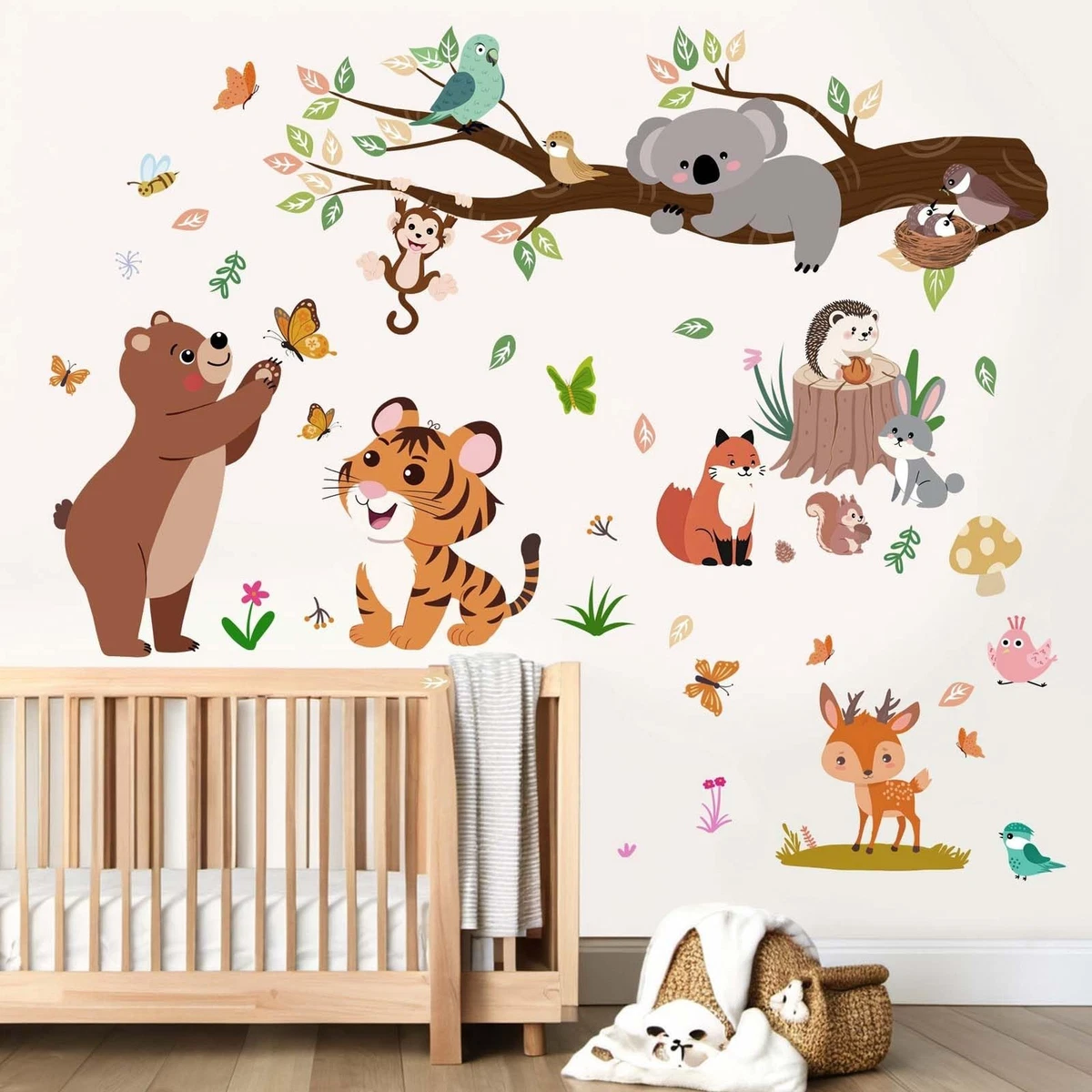 Vinilos Decorativos Pegatinas Infantiles De Safari - Para Pared (96x150cm) Habitacion  Bebe, image size:1200x1200