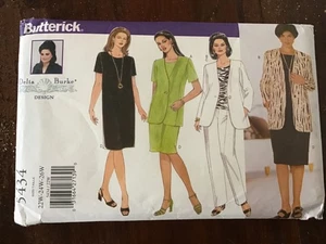 Butterick 5434 Delta Burke Jacket Skirt Pants Top~  Size 22W-24W-26W ~ New Uncut - Picture 1 of 5