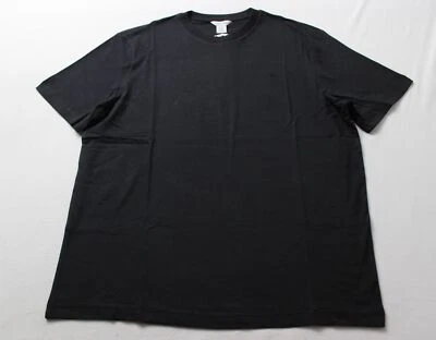Calvin Klein Men's Smooth Cotton Solid Crewneck T-Shirt BL1 Black Beauty Medium - Image 1 of 4