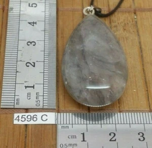 Pendentif QUARTZ (à identifier) + cordon reglable - lithotherapie reiki collier - Imagen 1 de 4