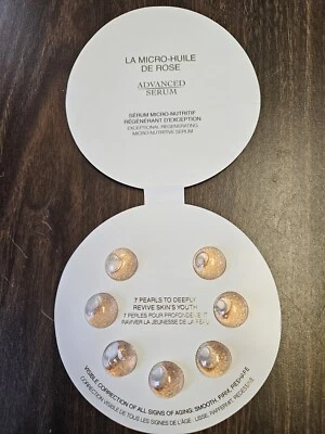 Dior Prestige La Micro-Huile De Rose Advanced Serum 7 x .03oz Samples On 1 Card - Image 1 of 3