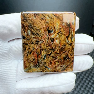 41*7,9*48,3 mm natürlicher mehrfarbiger Pietersite Namibia Edelstein Anhänger AAA - Bild 1 von 6