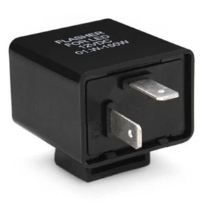 12V 2 Pin Motorcycle Blinker Adjustable LED Flasher RelayTurn Signal Indicat _yi - Picture 1 of 8