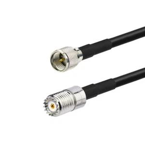 Antenna extension cable MINI UHF female to MINI UHF male Pigtail Coax Cable RG58 - Picture 1 of 3
