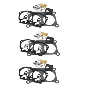 FOR YAMAHA 3-PACK Outboard V-4 Carb Carburetor Rebuild Kit 115 130 HP 1986-1995 - Picture 1 of 9