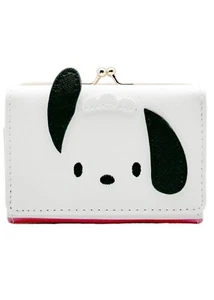 NEW - Sanrio Pochacco Face Flap Wallet - CUTE KAWAII - Picture 1 of 5