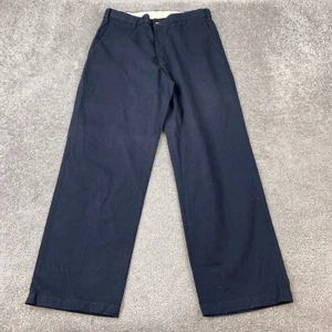 Pantalones chinos rectos Timber Creek by Wrangler para hombre 34x30 azul marino frente plano - Imagen 1 de 12