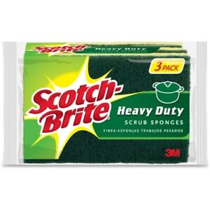 Scotch-Brite -Brite Heavy-Duty Scrub Sponges - HD-3