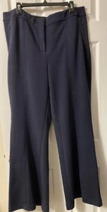 Lane Bryant Journey Knit Flare Pants Women 20 Mid Rise Night Sky Blue NWT - Picture 1 of 16