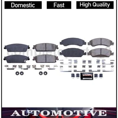 Комплект из 2 передних задних дисковых тормозных колодок подходит для Chevrolet Avalanche 2008 2009 2010 2011 годов выпуска - Изображение 1 из 3