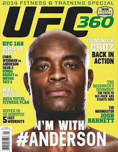 JANUARY 2014 UFC MAGAZINE ANDERSON SILVA WEIDMAN CRUZ BARNETT ROUSEY TATE DOLCE - Picture 1 of 1